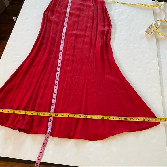 Gunne Sax Dress Size XS Small Vintage 90s Jessica McClintock Red Prom Dress - Picture 15 of 15